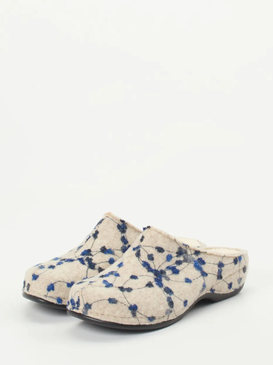 – Pantoffeln aus Wollfilz mit floralem Muster*Berkemann Online