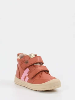 Kinder Bisgaard – Kinder-Sneaker aus Kalbleder Terrakotta