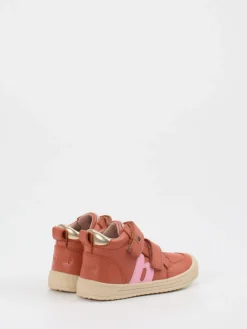 Kinder Bisgaard – Kinder-Sneaker aus Kalbleder Terrakotta