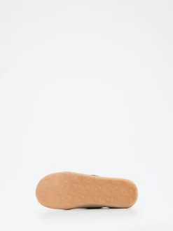 Kinder Bisgaard – Klett-Hausschuh aus Cordstoff Oliv