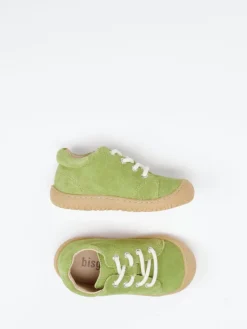 Kinder Bisgaard – Lauflernschuhe aus Veloursleder apfel