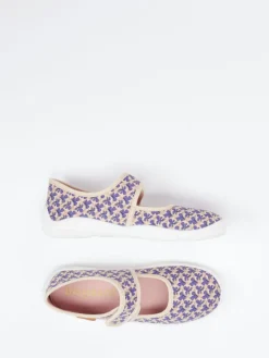 Kinder Bisgaard – Mary Janes aus Textil in Altrosa