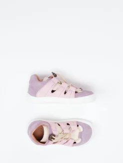 Kinder Bisgaard – Sandale aus Veloursleder in Flieder