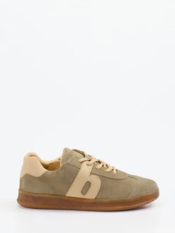 Kinder Bisgaard – Sneaker aus Veloursleder sandbeige