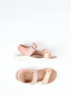 Kinder Bisgaard – Trekking-Sandalen aus Textil Pastellbeige