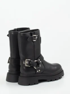 Damen Blauer – Biker Boots aus Kalbleder