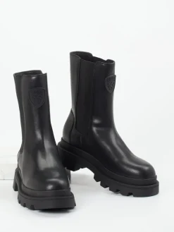 – Chelsea Boots aus Lammleder*Blauer Outlet