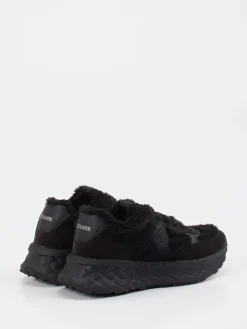 – Chunky Sneaker aus Veloursleder*Blauer Clearance