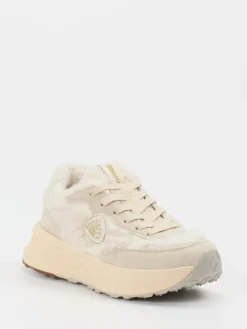 – Chunky Sneaker aus Textil in*Blauer Outlet