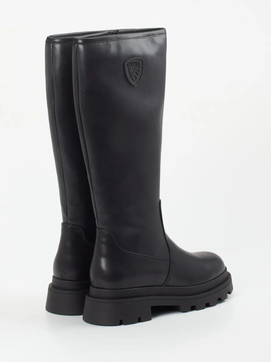 – Chunky Stiefel aus Glattleder*Blauer Online