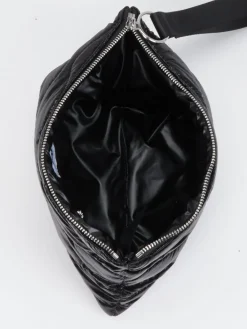 – Clutch aus Textil in glänzend*Blauer Clearance