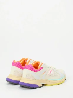 Damen Blauer – Retro-Sneaker aus Textil in Creme