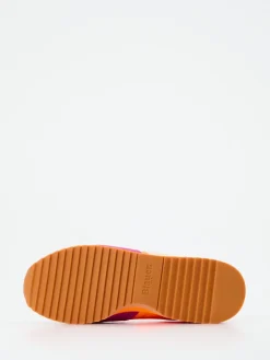 Damen Blauer – Retro-Sneaker aus Veloursleder Orange