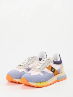 – Retro-Sneaker aus Veloursleder Flieder*Blauer Discount