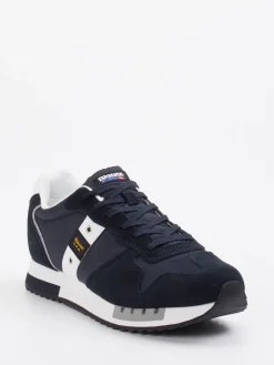 – Retro-Sneaker aus Veloursleder dunkel*Blauer Outlet