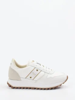 – Retro-Sneaker aus Veloursleder Off-White*Blauer New