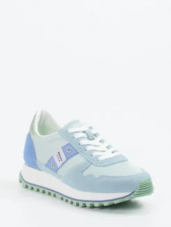 Damen Blauer – Retro-Sneaker aus Veloursleder Pastell