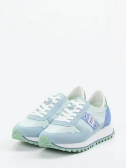 Damen Blauer – Retro-Sneaker aus Veloursleder Pastell