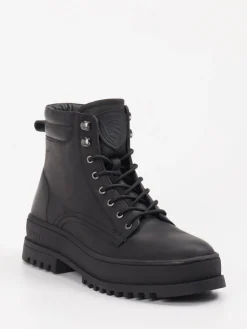 – Schnürboots aus Kalbleder*Blauer Outlet