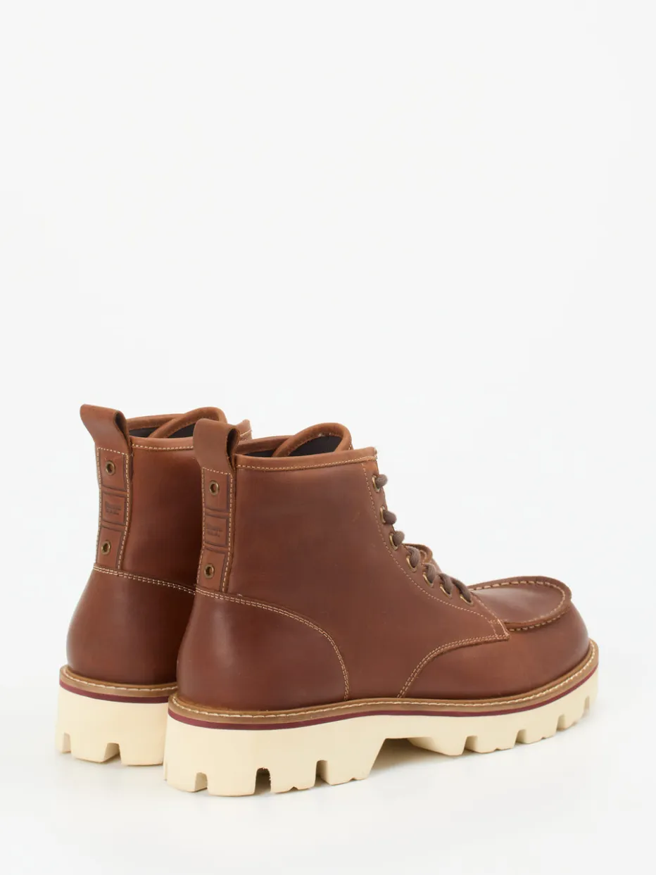 – Schnürboots aus Kalbleder mittel*Blauer Clearance