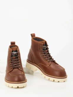 – Schnürboots aus Kalbleder mittel*Blauer Clearance