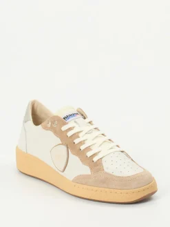 – Sneaker aus Kalbleder und Veloursleder*Blauer Sale