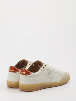 Herren Blauer – Sneaker aus Leder in Cremeweiß