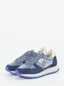 – Sneaker aus Veloursleder Lavendel*Blauer Online
