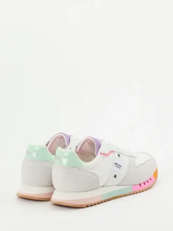 Damen Blauer – Sneaker aus Veloursleder Off-White