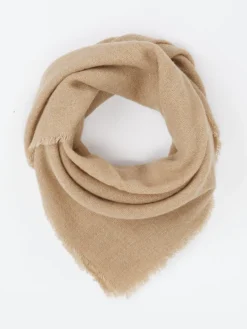 – Dreieckstuch aus Kaschmir-Mix in Beige*Blui