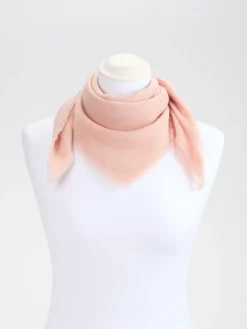 Damen Blui – Dreieckstuch aus Kaschmir-Mix Rosé