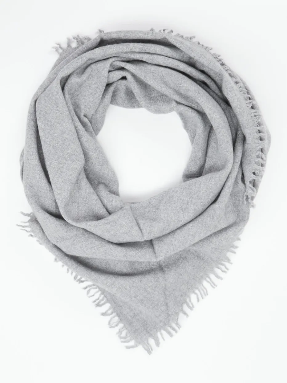 – Dreieckstuch aus Wolle-Kaschmir-Mix hell*Blui Hot