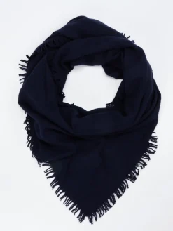 – Dreieckstuch aus Wolle-Kaschmir Dunkel*Blui Best