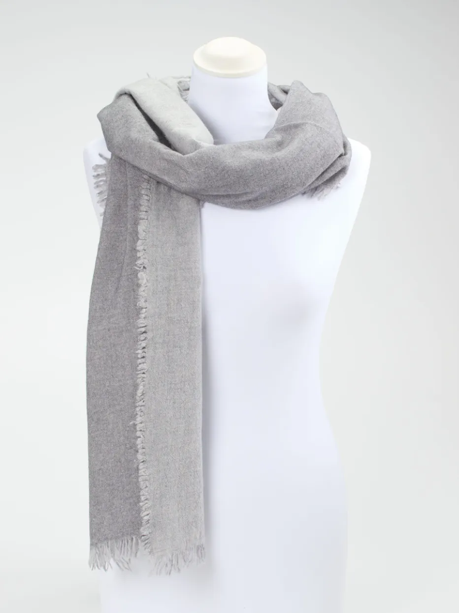 Damen Blui – Webschal aus Wolle-Kaschmir in Hell