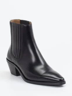 – Chelsea-Stiefeletten aus Glattleder*Boss Clearance