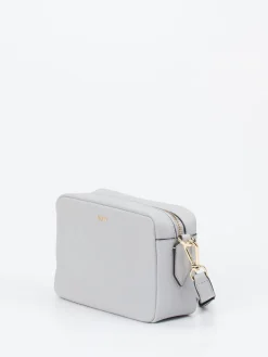 Damen Boss – Crossbody Bag aus Kalbleder in Hell