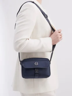 Damen Boss – Crossbody Bag aus recyceltem Textil Dunkel