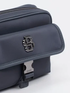 Damen Boss – Crossbody Bag aus recyceltem Textil Dunkel