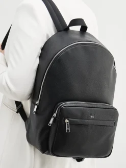 Herren Boss – Daypack aus Textil in Lederoptik