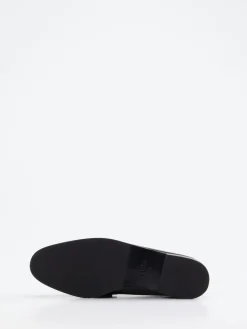 – Loafer aus Kalbleder mit goldener Spange*Boss Clearance