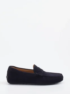 – Loafer aus Veloursleder Dunkel*Boss Clearance