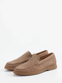 – Loafer aus Veloursleder in Sandbeige*Boss Online