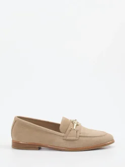 Damen Boss – Loafer aus Veloursleder in
