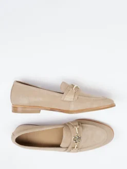 Damen Boss – Loafer aus Veloursleder in
