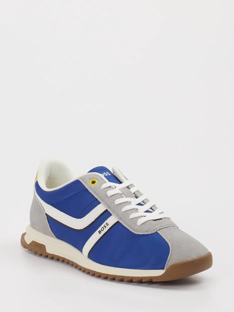 – Retro-Sneaker aus Leder und Textil*Boss New