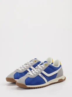 – Retro-Sneaker aus Leder und Textil*Boss New