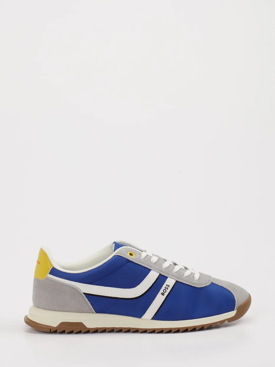 – Retro-Sneaker aus Leder und Textil*Boss New