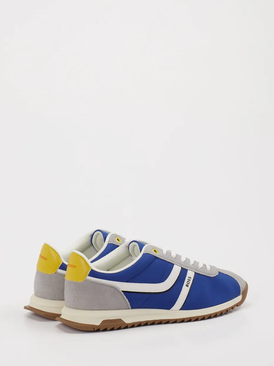 – Retro-Sneaker aus Leder und Textil*Boss New