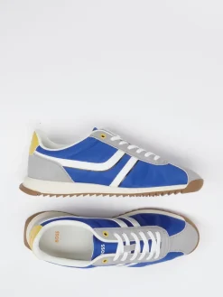 – Retro-Sneaker aus Leder und Textil*Boss New