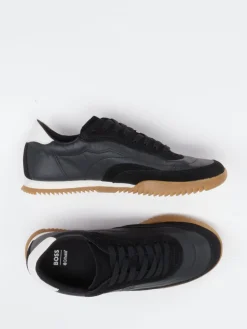 – Retro-Sneaker aus Velours- und Glattleder*Boss Outlet